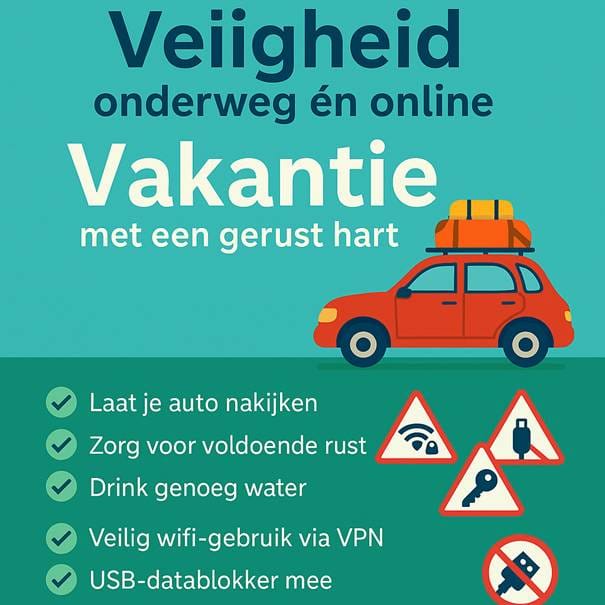 Veiligheid onderweg en online vakantie