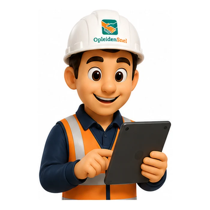 Snelly leert op een tablet